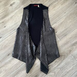 Left on Houston Sequin and Knit Vest​